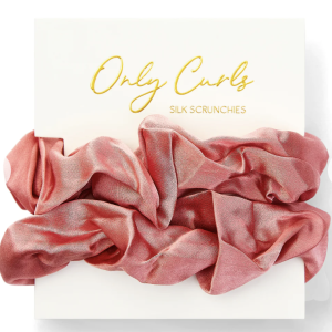 Dusty Rose Mulberry silk scrunchies 2pack