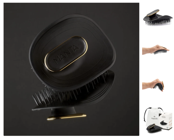 Manta Hairbrush Black Original