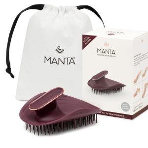 Manta Hair brush burgundy